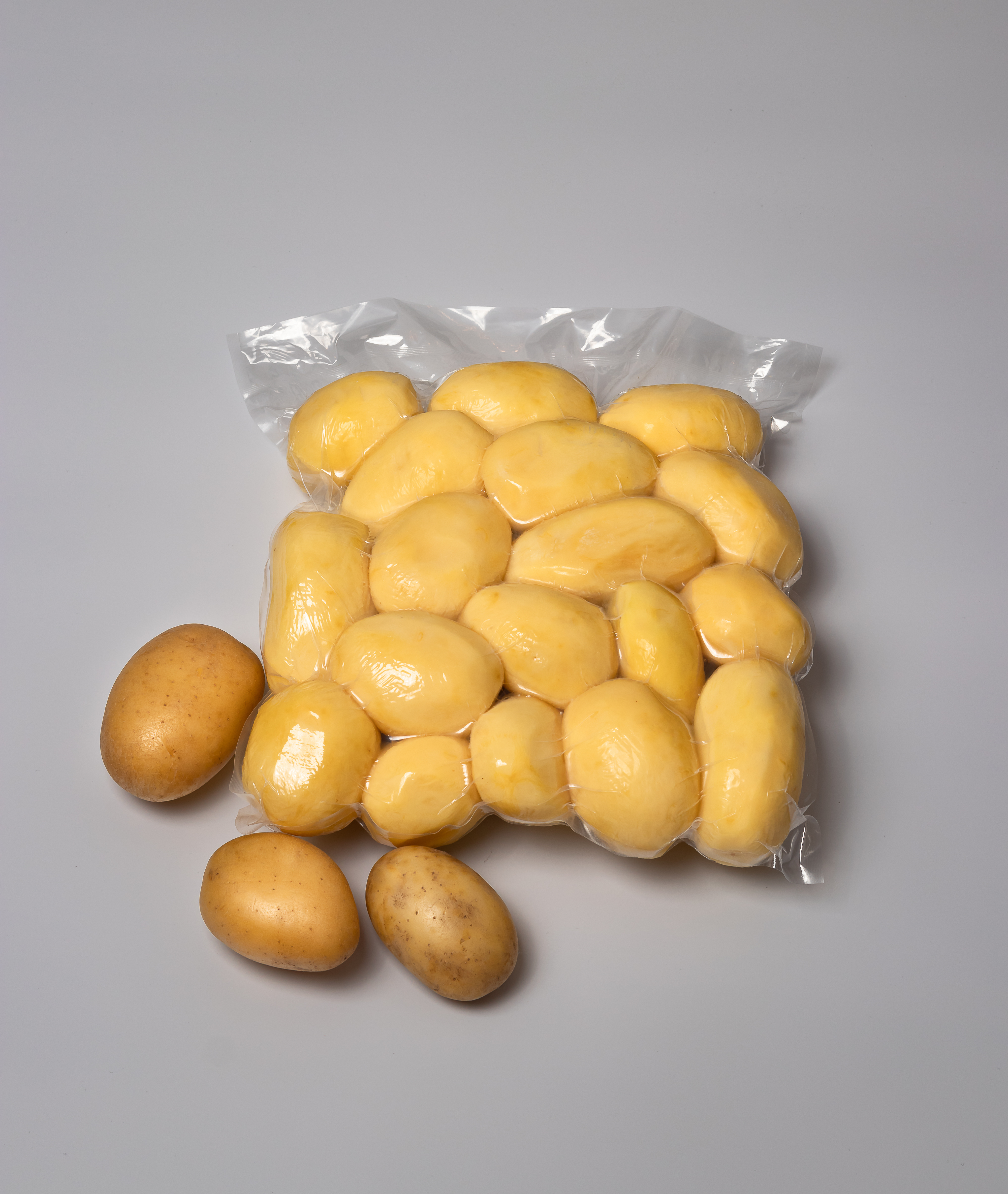 2kg Kartoffeln festkochend Roh geschält vakuumiert ohne Chemie 2000g FRISCHWARE